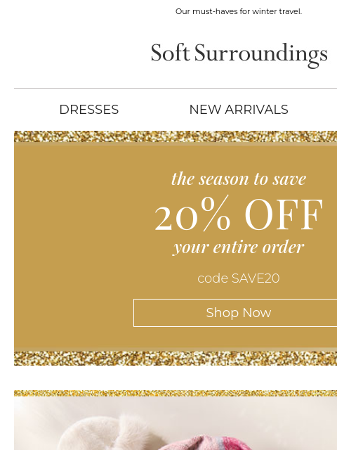 softsurroundings newsletter: Packed With Style