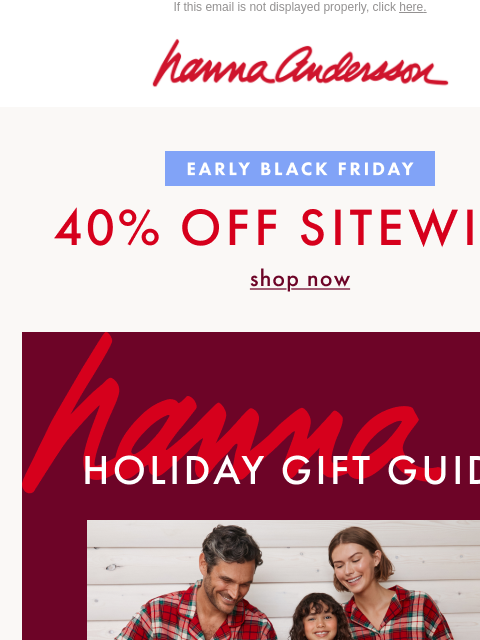 hannaandersson newsletter: The Hanna Gift Guide Is Here 🎁