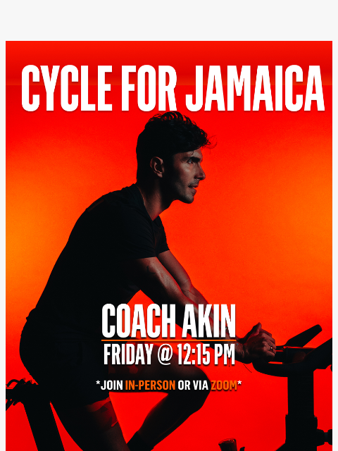 aarmy newsletter: Cycle for Jamaica – Train for Hurricane Relief 🫡