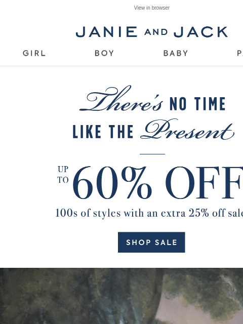 janieandjack newsletter: Wrap up your list: 20% off new coats