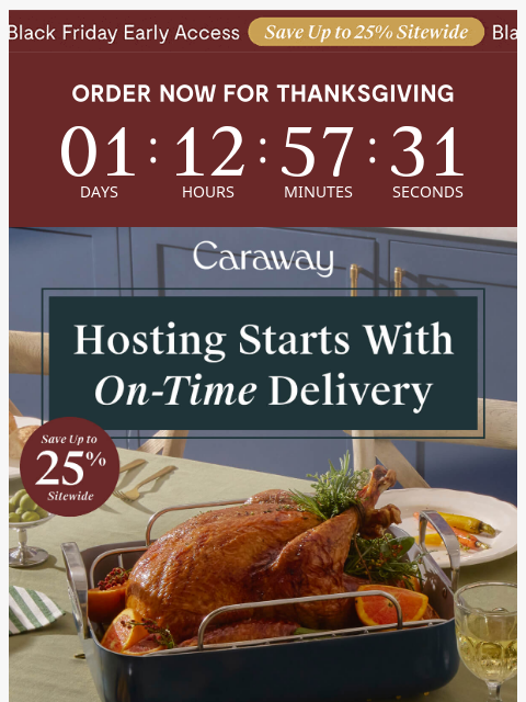 carawayhome newsletter: Don’t Leave Your Turkey Hanging