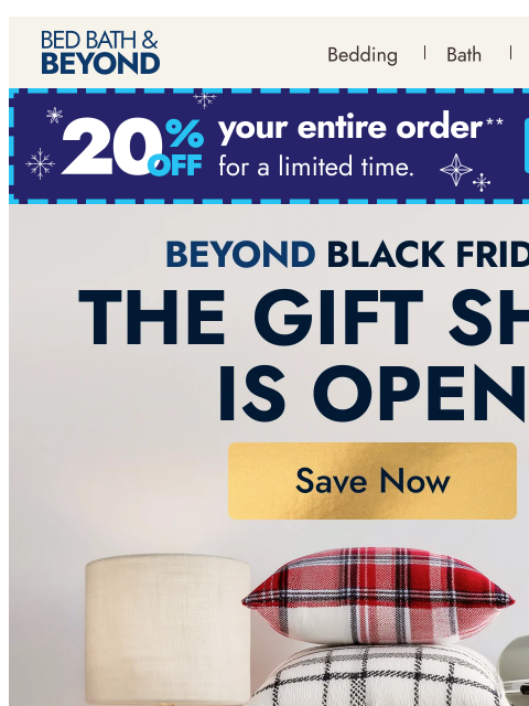 bedbathandbeyond newsletter: Gifts for everyone on your list 🎁