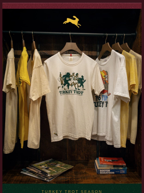 tracksmith newsletter: Our Turkey Trot Capsule is Here
