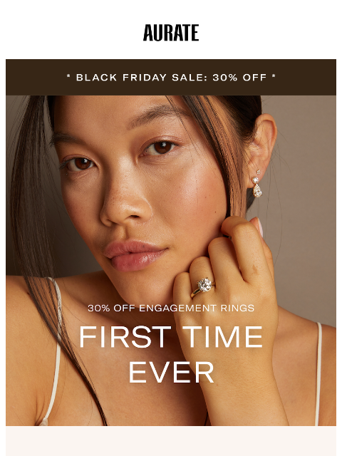 auratenewyork newsletter: SAY YES TO 30% OFF