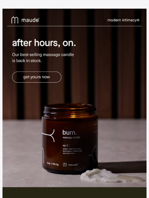 getmaude newsletter: corner office, relit.