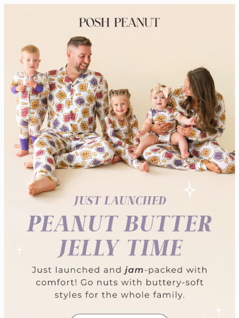 poshpeanut newsletter: 🥜💜ALL NEW: Peanut Butter Jelly Time
