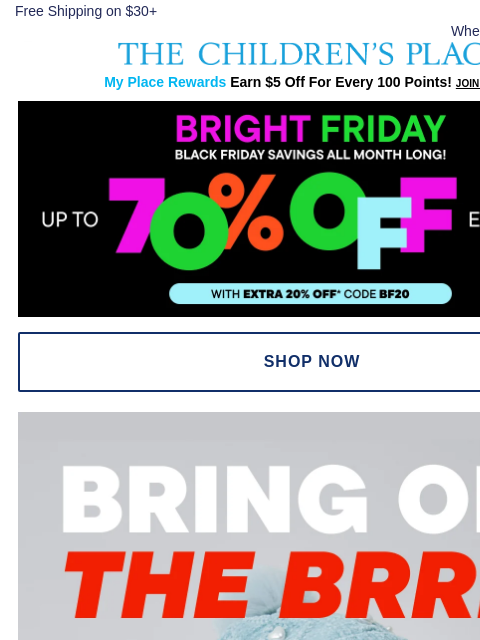 childrensplace newsletter: The BEST Jackets for Bundling Up ✨❄️