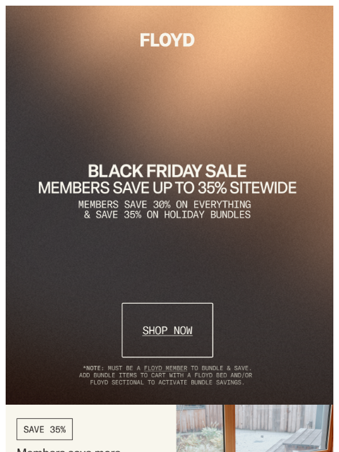 floydhome newsletter: Our season's best sale is happening now