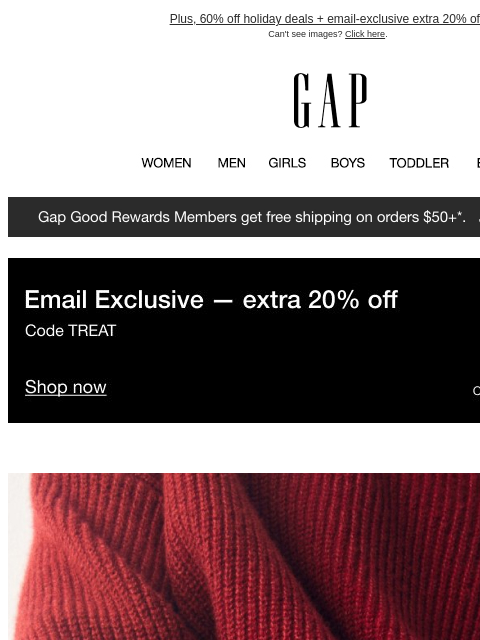 Plus, 60% off holiday deals + email-exclusive extra 20% off. ‌ ‌ ‌ ‌ ‌ ‌ ‌ ‌ ‌ ‌ ‌ ‌ ‌ ‌ ‌ ‌ ‌ ‌ ‌ ‌ ‌ ‌ ‌ ‌ ‌ ‌ ‌ ‌ ‌ ‌ ‌ ‌ ‌ ‌ ‌ ‌ ‌ ‌ ‌ ‌ ‌ ‌ ‌ ‌ ‌ ‌ ‌ ‌ ‌ ‌ ‌ ‌ ‌ ‌ ‌ ‌ ‌ ‌ ‌ ‌ ‌ ‌ ‌ ‌ ‌ ‌ ‌ ‌ ‌ ‌