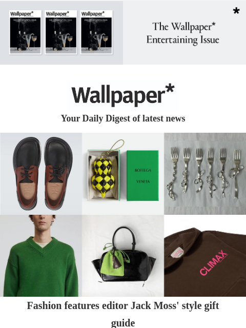 Plus, Dries Van Noten on his beauty line, a New Zealand home in Seoul and a psychedelic installation in Shanghai ‌ ‌ ‌ ‌ ‌ ‌ ‌ ‌ ‌ ‌ ‌ ‌ ‌ Wallpaper* December 2024 issue banner Wallpaper* Your Daily