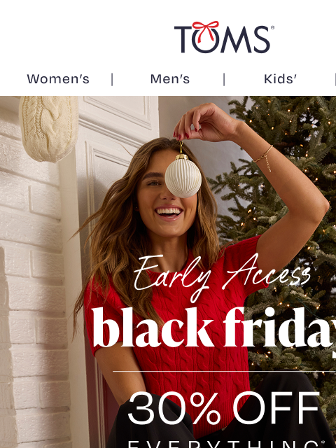 toms newsletter: Take 30% Off Merry Holiday Prints