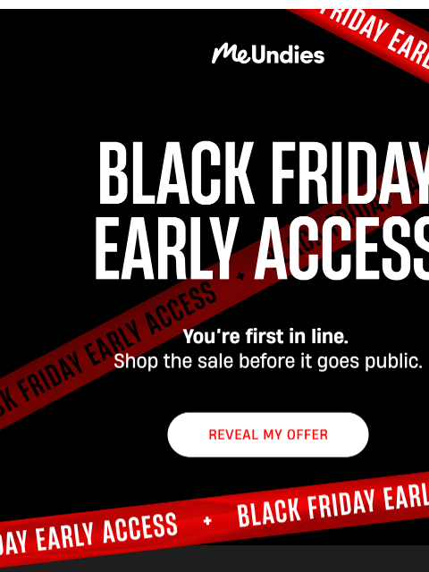 meundies newsletter: VIP Early Access: Black Friday unlocked 🔓
