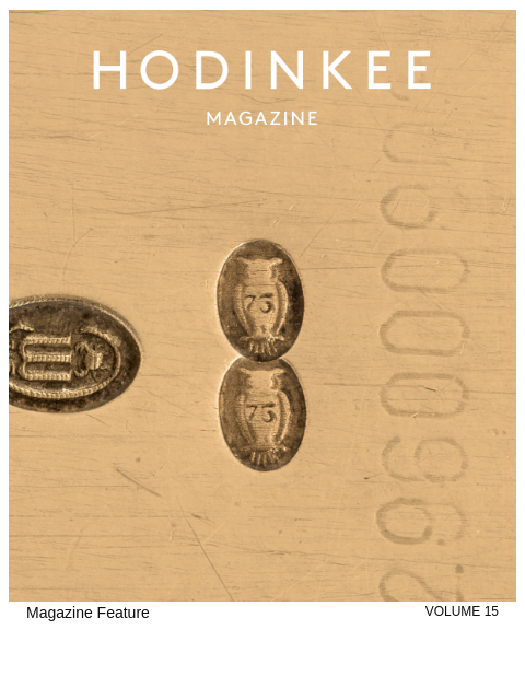 hodinkee newsletter: Striking the Mark | Volume 15 Digital Feature