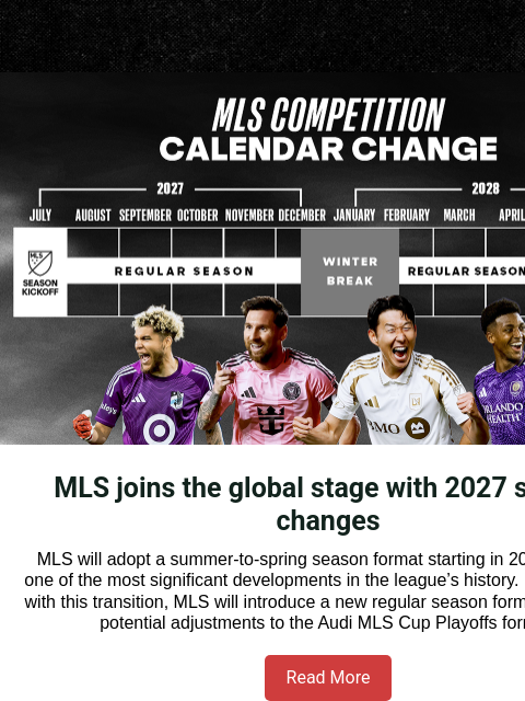 mlssoccer newsletter: A new MLS era begins with the 2027 season