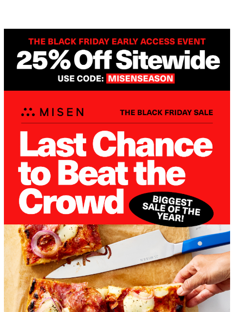 misen newsletter: Last Call for Early Access!