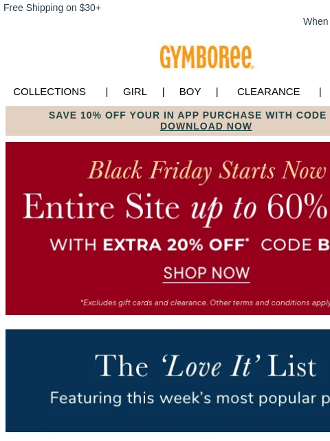 gymboree newsletter: Meet the best of the best ✨