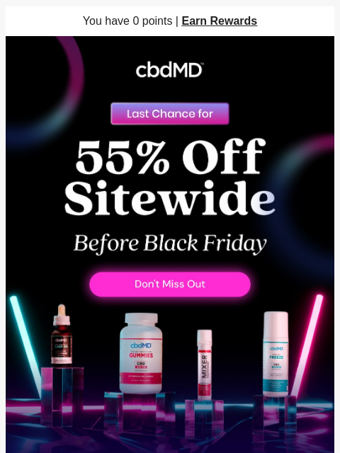 cbdmd newsletter: Clock’s Ticking on Your Early Access Deal