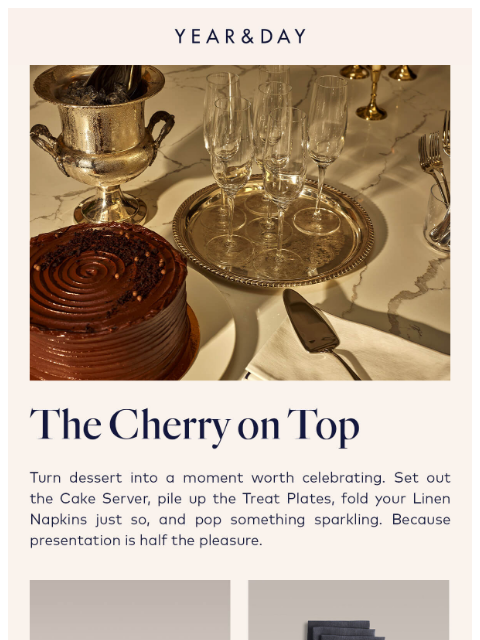 yearandday newsletter: Sweet tooth, satisfied