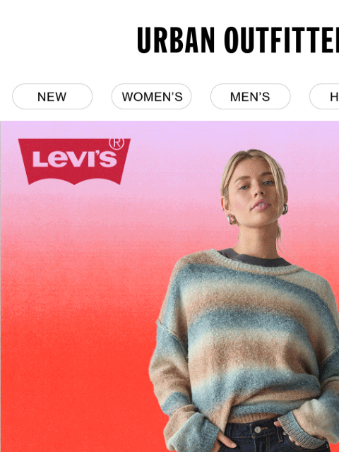 urbanoutfitters newsletter: new Levi’s® make great gifts 😉