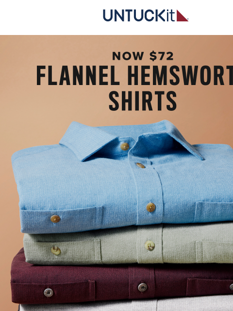 untuckit newsletter: The Gift He’ll Live In—Our Top Flannel Now $72