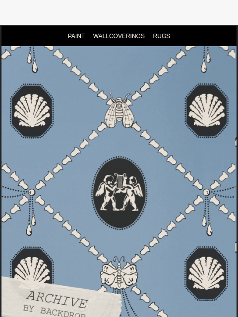 backdrophome newsletter: CHERUBS, SHELLS, AND JEWELS