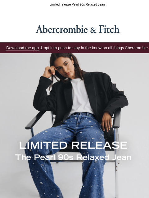 abercrombie newsletter: This one's for the denim collectors.