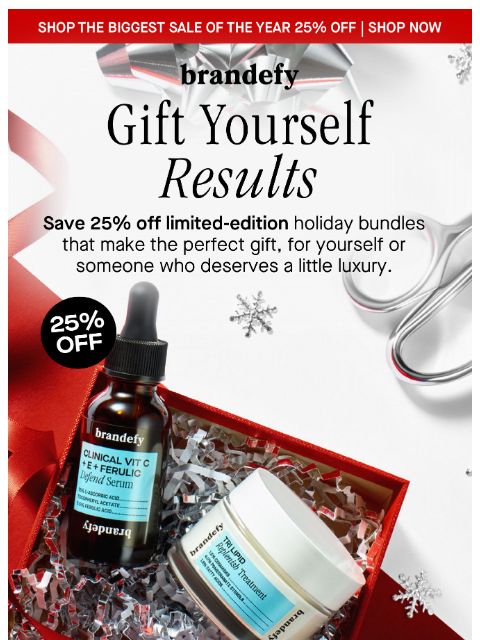 brandefyskin newsletter: 🎁 Wrapped in Results