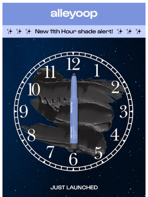 meetalleyoop newsletter: New shade alert 🕛 ✨