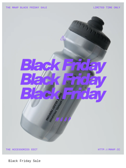 maap newsletter: Black Friday Sale—The Accessories Edit