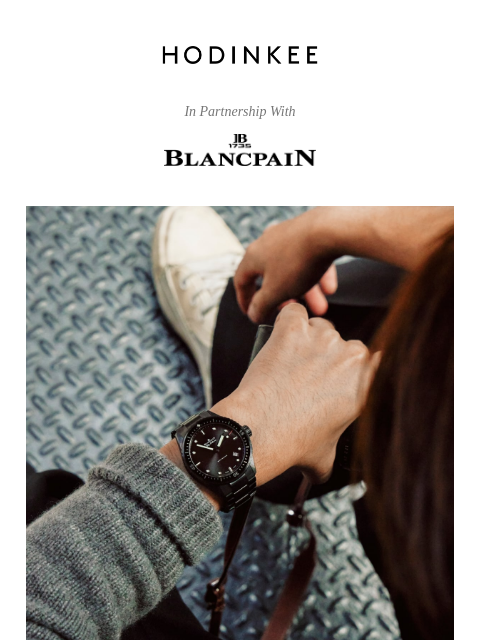 Hodinkee.com In Partnership With Blancpain's Fifty Fathoms Bathyscaphe line fuses the brand's heritage with an urban edge, bringing quiet luxury into a modern lifestyle. Originally introduced