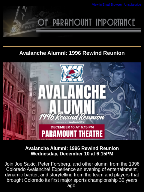 kroenkeentertainment newsletter: Big Week of Announcements - See What’s New