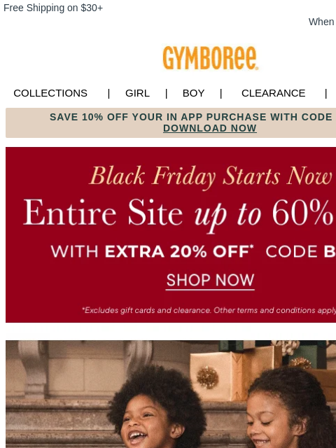 gymboree newsletter: Your Exclusive Look at Our Most-Loved Holiday Styl...