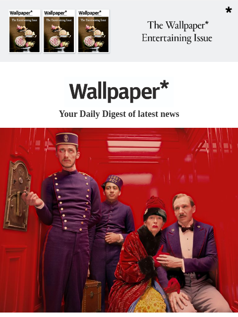 futureplc newsletter: Enter Wes Anderson’s archives at Design Museum, Lo...