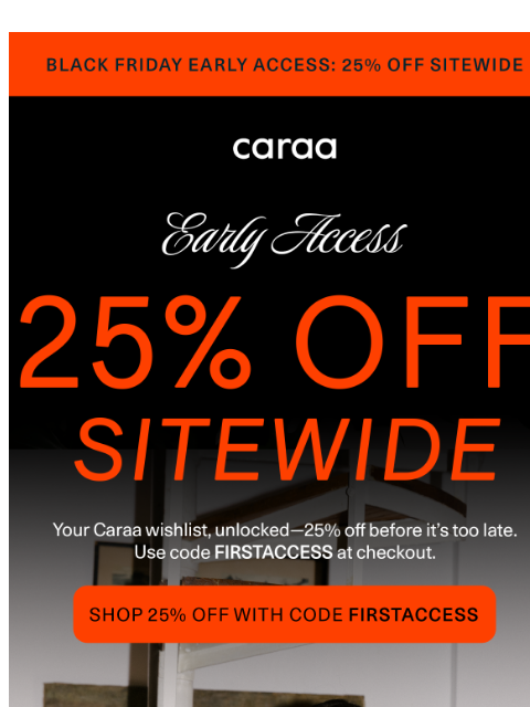 caraa newsletter: Early Access Ends Soon—25% Off