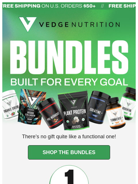 vedgenutrition newsletter: 🌱 STACKS of Plant Power