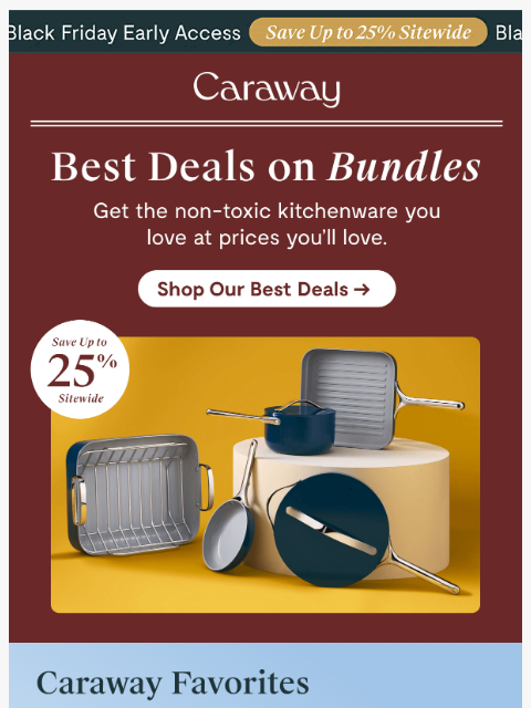 carawayhome newsletter: Save More When You Shop Bundles