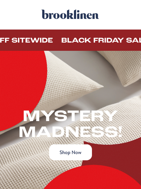 brooklinen newsletter: 40% OFF New Bundles Every 48 HOURS