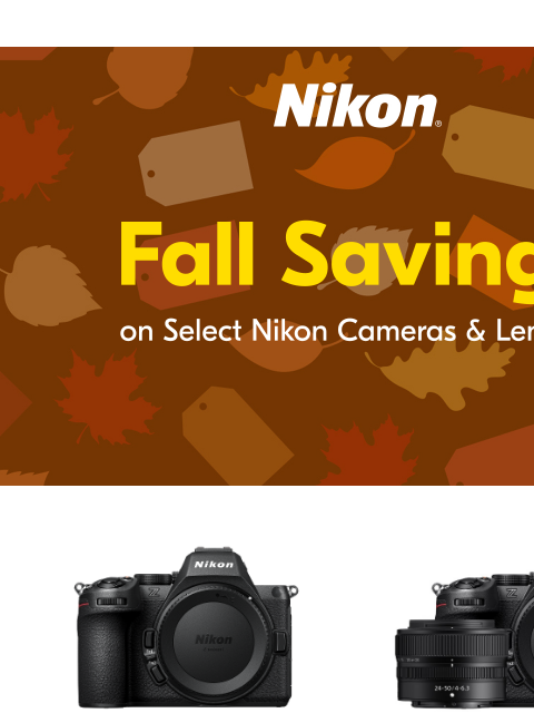 nikon newsletter: Sneak Peak on Holidays Deals