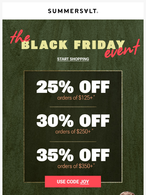 summersalt newsletter: 500+ STYLES ON SALE