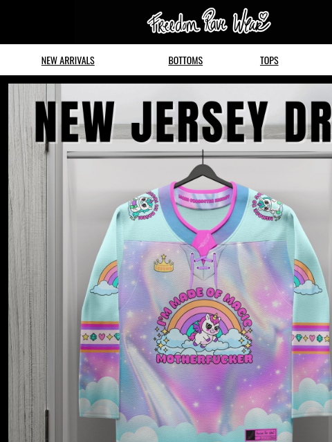 freedomravewear newsletter: MADE OF MAGIC MF🪄🦄