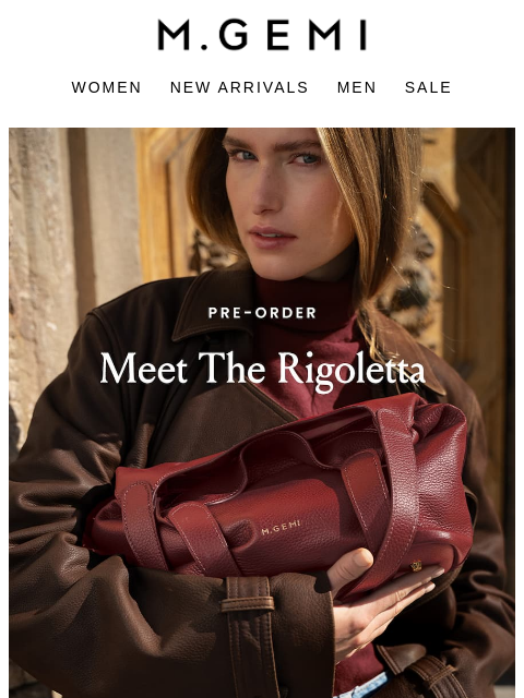 mgemi newsletter: Pre-Order Our Latest Bag