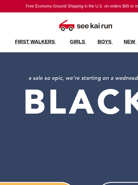 seekairun newsletter: Black Friday Starts Now 🖤 Web Exclusives on Sale!