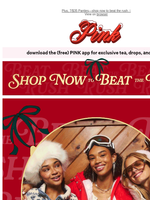 vspink newsletter: Starts Now: 30% Off EVERYTHING