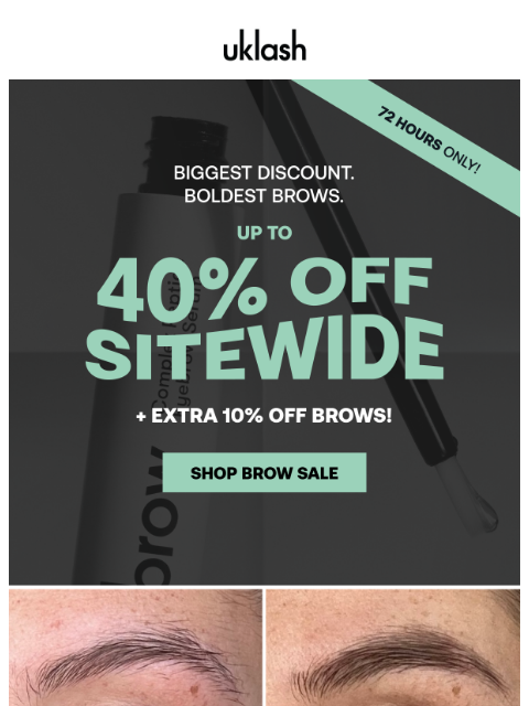 uklash newsletter: ⚠️🤩 NOW LIVE: Viral Brow Serum for just £22.80