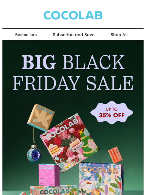 cocolab newsletter: Our Black Friday Sale — Still On