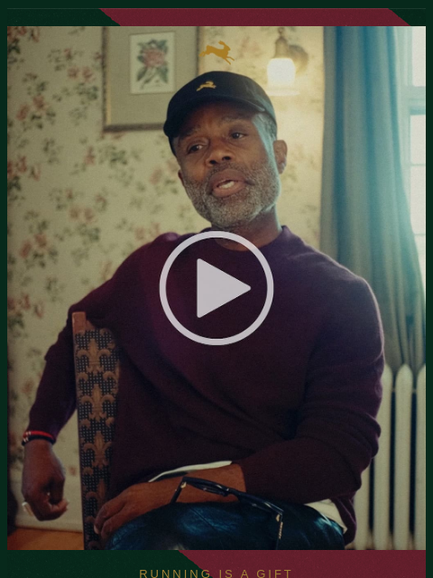 tracksmith newsletter: Running is a Gift