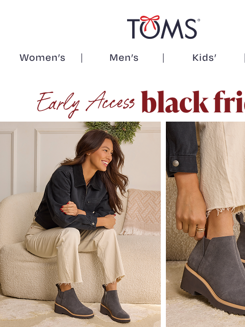 toms newsletter: Fan-Favorite Boots Are 30% Off—Shop the Styles You...