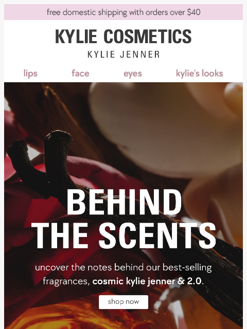 kyliecosmetics newsletter: warm & magnetic or fresh & captivating ✨