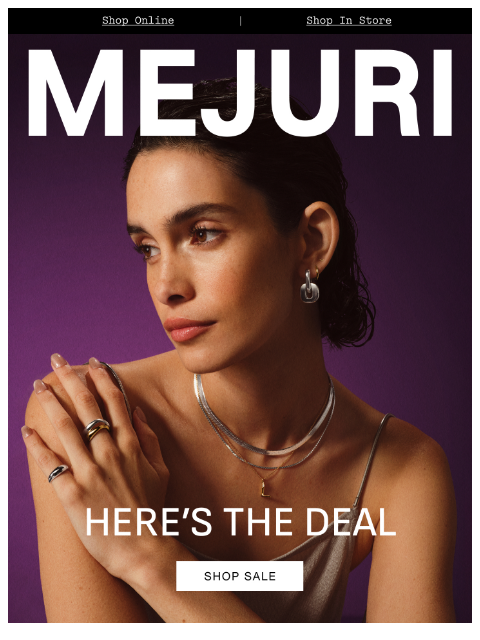 mejuri newsletter: Fear of Missing Out?
