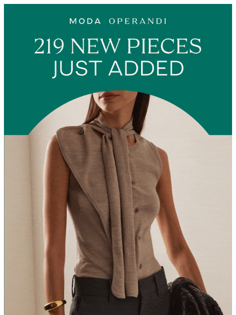 modaoperandi newsletter: NEW this week